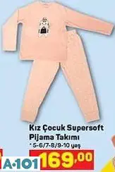 KIZ ÇOCUK SÜPERSOFT PİJAMA TAKIMI